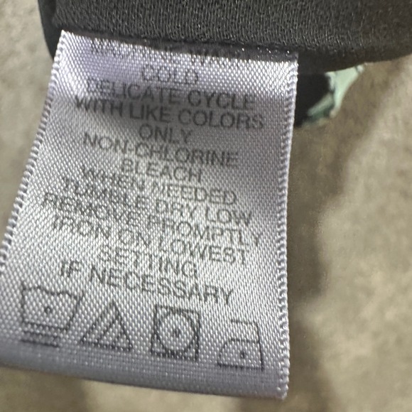 Nine & Co Babydoll Blouse Tank Top Women 10 Blue Floral V Neck Whimsy Fairy Y2k - Picture 11 of 11